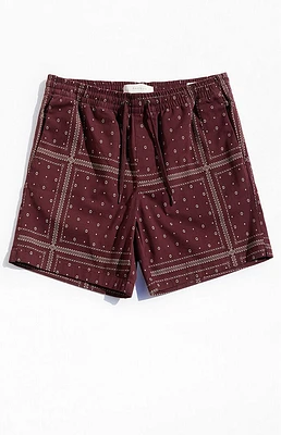 PacSun Bandana Printed Volley Shorts