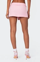 Edikted Selena Asymmetric Wrap Mini Skirt