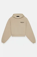 Fear of God Essentials Women's Desert Sand Fleece Cropped Hoodie