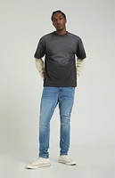 Pacsun Stretch Medium Indigo Skinny Jeans
