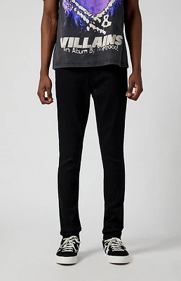 PacSun High Stretch Black Stacked Skinny Jeans