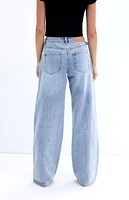 Pacsun Casey Bow Low Rise Baggy Jeans