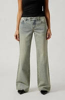 Pacsun Casey Tinted Low Rise Baggy Jeans Acid Wash
