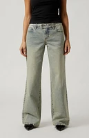 PacSun Casey Tinted Low Rise Baggy Jeans Acid Wash