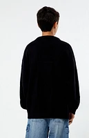 Pacsun Kids Black Tonal Checkerboard Sweater