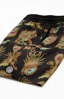 Volcom Eco Featured Artist Tetsunori 7" Swim Trunks