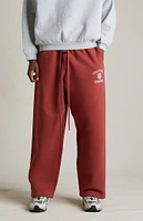 Fear of God Essentials Crimson University Fleece Relaxed Sweatpants