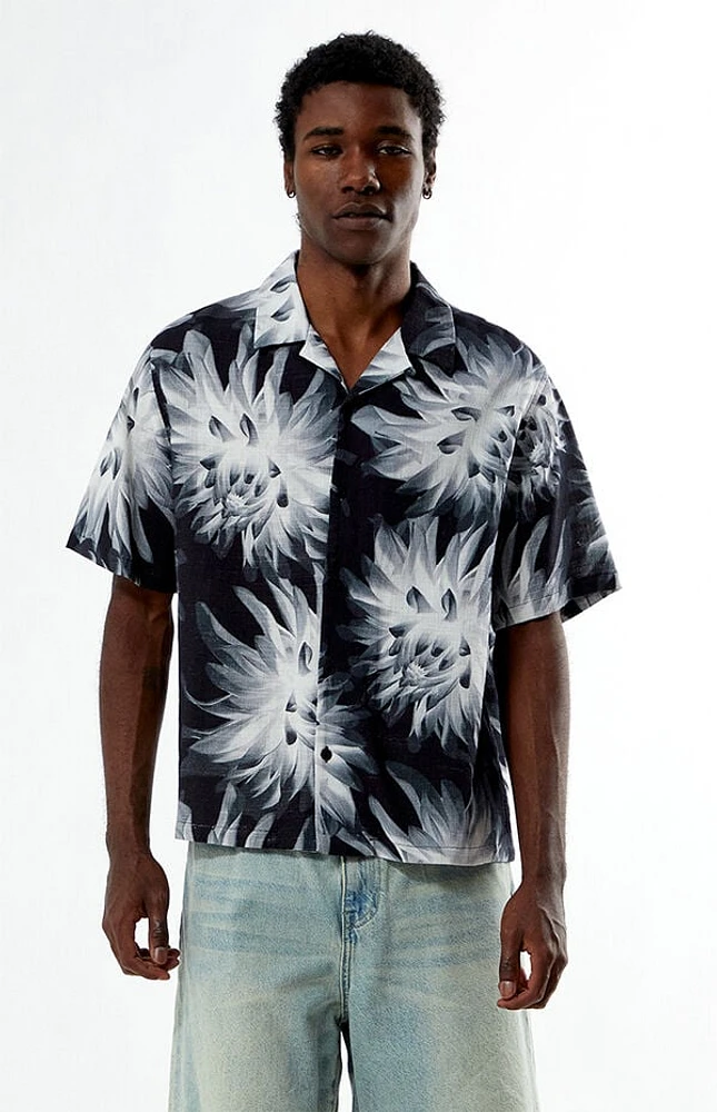 Pacsun Textured Floral Camp Shirt