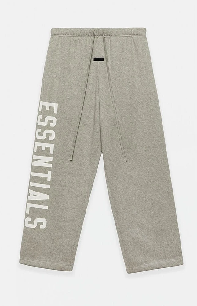 Fear of God Essentials Dark Heather Oatmeal Fleece Relaxed Sweatpants