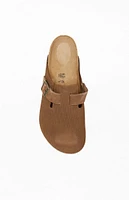 Birkenstock Boston Corduroy Clogs Dark Tea