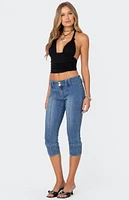 Edikted Lillie Knotted Halter Top