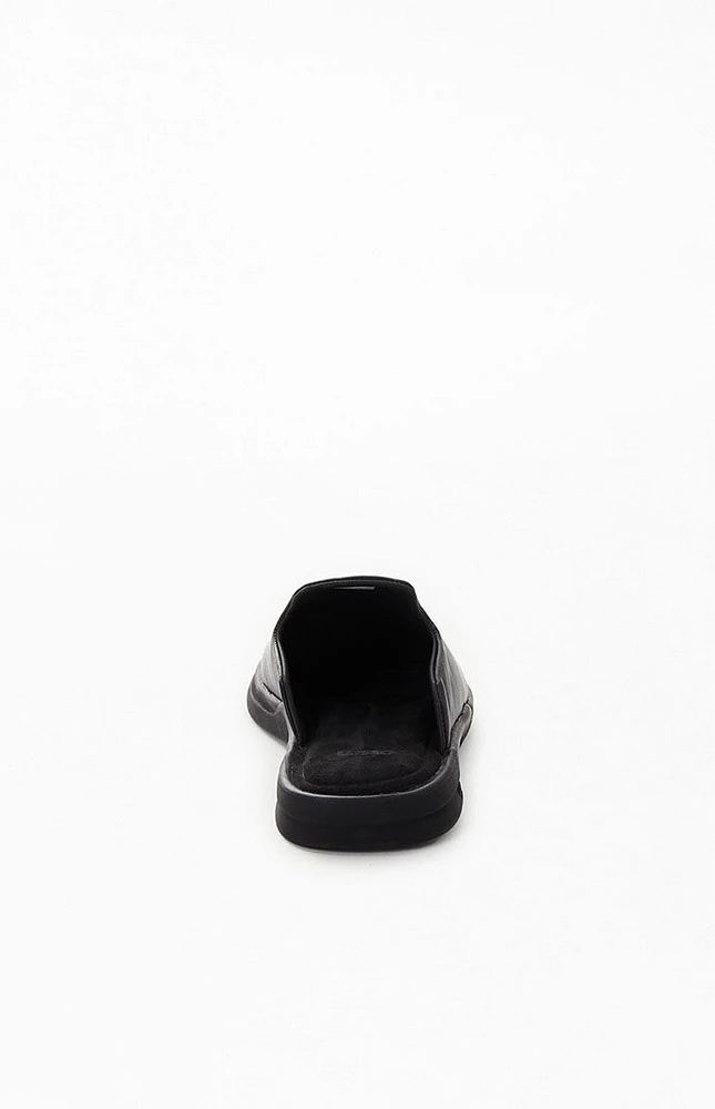 Pelli Smooth Leather Slide-On Shoes