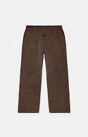 Kids Fear of God Essentials Heather Wood Lounge Sweatpants