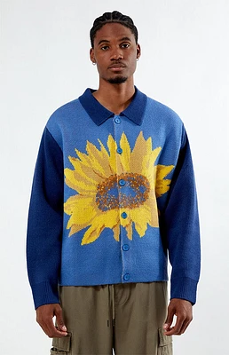 PacSun Sunflower Button Sweater