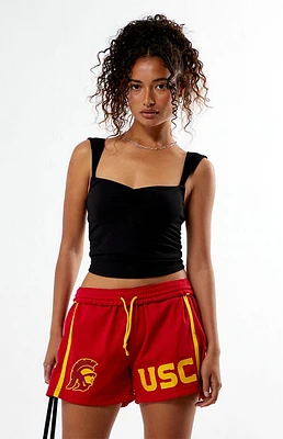 Mitchell & Ness NCAA USC Mesh Jump Basketball Shorts