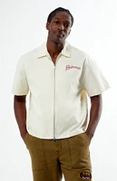 Budweiser By PacSun Last Call Zip Up Woven Shirt