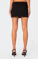 Edikted Kat Slitted Mini Skirt