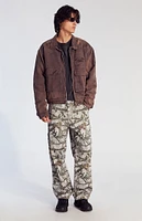 PacSun Light Camo Baggy Carpenter Jeans