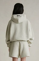 Fear of God Essentials Kids Heather Stone Fleece Soccer Sweat Shorts