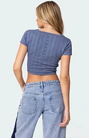 Edikted Luciana Knit Crop Top