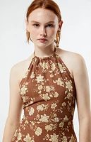 Rhythm Nova Paisley Halter Mini Dress