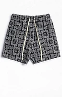 PacSun Black Paisley Tapestry Shorts