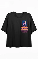 Janis Joplin Vibrant Poster Cropped T-Shirt