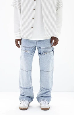 PacSun Light Indigo Baggy Carpenter Jeans