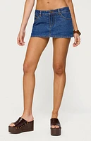 Edikted Camelia Denim Mini Skort