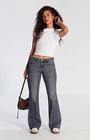 Pacsun Dark Indigo Low Rise Bootcut Jeans