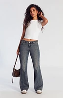 PacSun Dark Indigo Low Rise Bootcut Jeans