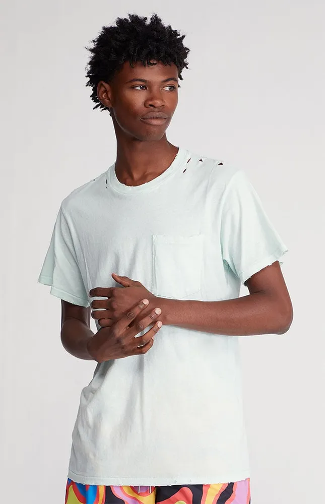 Distressed Pocket T-Shirt