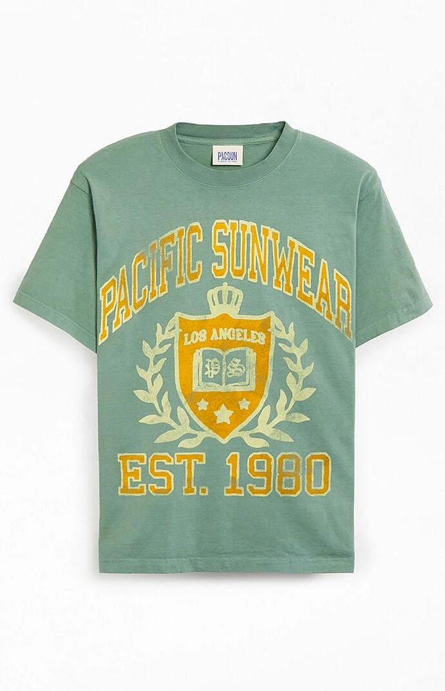 PacSun Pacific Sunwear Vintage Crest Oversized T-Shirt