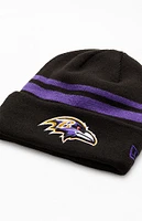 New Era Baltimore Ravens Striped Beanie