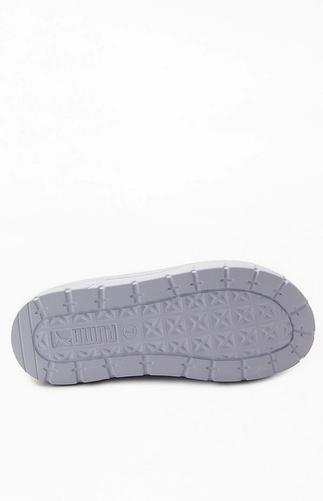 Women's Lavender Mayze Stack Injex Slide Sandals
