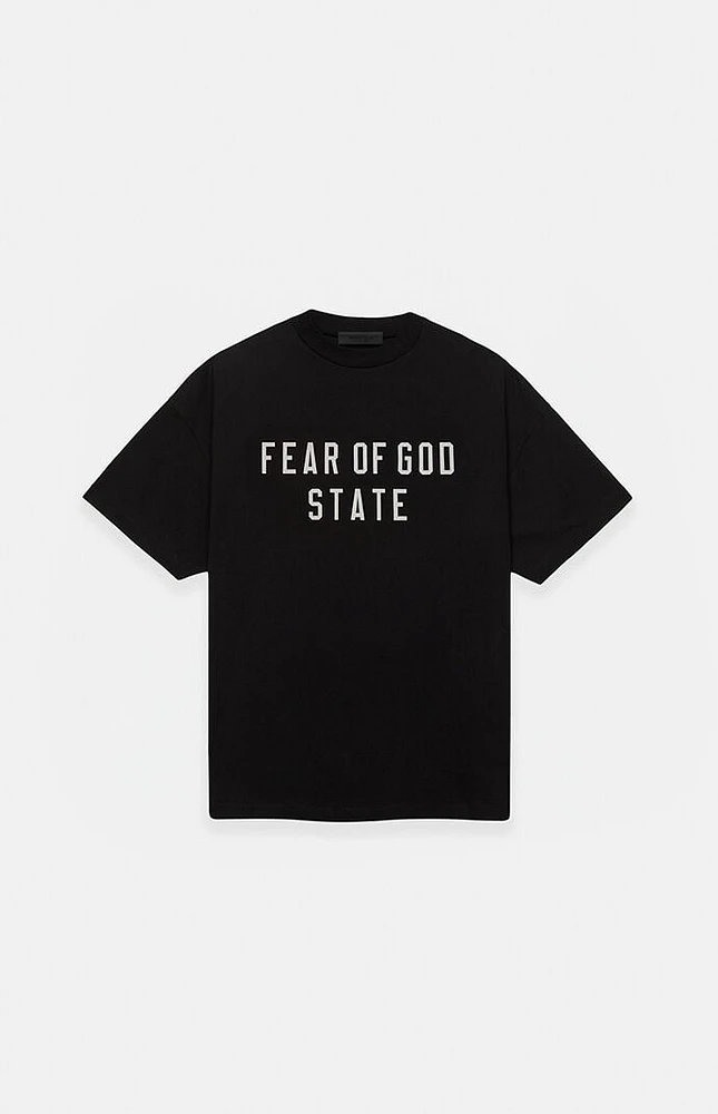 Fear of God Essentials Kids Black Heavy T-Shirt