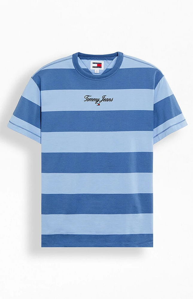 Tommy Jeans Bold Stripe Embroidered T-Shirt