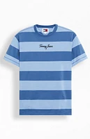 Bold Stripe Embroidered T-Shirt