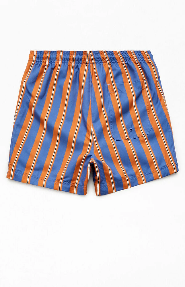 PacSun Cannes Striped 4.5" Swim Trunks