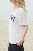 John Galt Hailie Newport Off-The-Shoulder Top