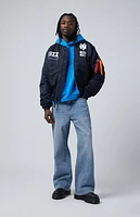 Pacsun Jordan Baggy Bootcut Jeans Light Indigo