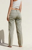 Pacsun Indigo Low Rise Straight Leg Jeans