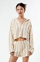 Roxy After Beach Break Hooded Poncho Sweater