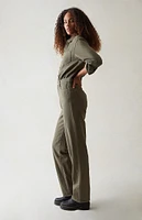 PacSun Seaweed Long Sleeve Jumpsuit