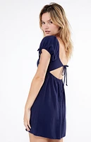 LA Hearts Open Back Babydoll Dress