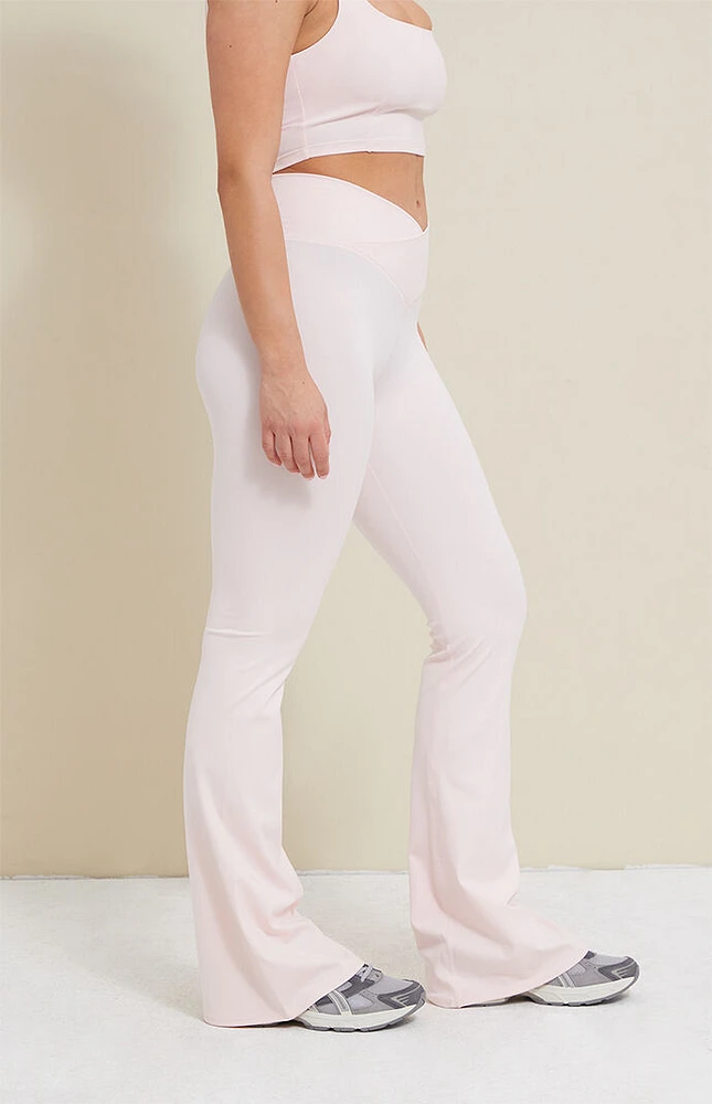 PAC 1980 WHISPER Active Crossover Flare Yoga Pants