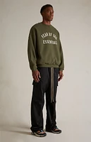 Fear of God Essentials Military Fleece Crew Neck Sweatshirt