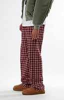 Pacsun Red Plaid Pajama Pants