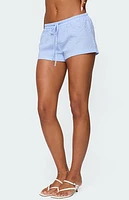 Edikted Lira Gingham Shorts