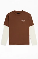 PacSun Palisades Long Sleeve 2fer Layered T-Shirt